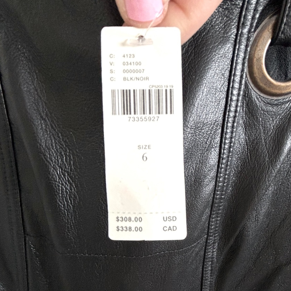 Anthropologie leather overalls - Picture 3 of 8